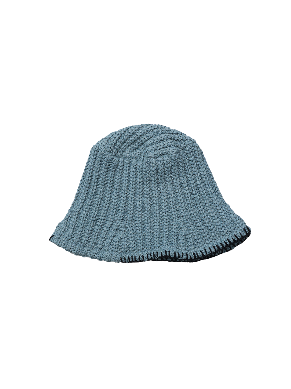 Smock Paper Knit Bucket Hat_[Blue]